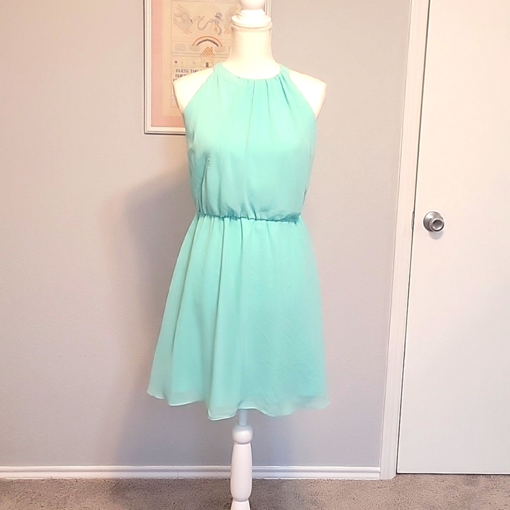 Gianni Bini Mint Green Mini Dress